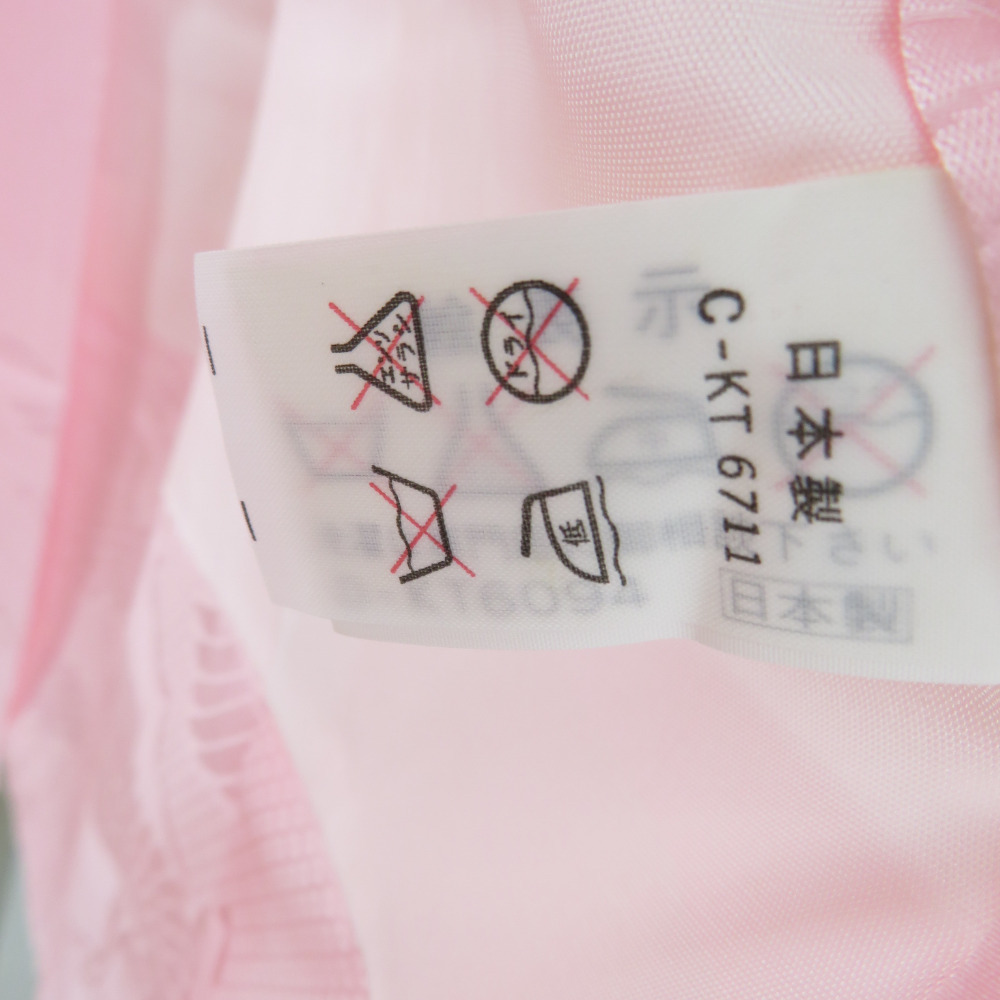  ребенок кимоно нижняя рубашка одиночный товар для девочки один . розовый цвет . красный журавль земля документ шнур имеется женщина . "Семь, пять, три" праздничная одежда ребенок кимоно для .... длина 96cm прекрасный товар 