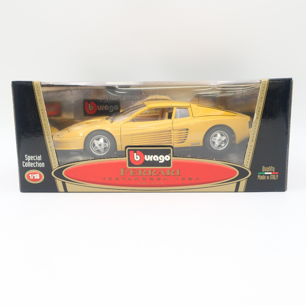 1/18 FERRARI testarossa 1984 イエロー フェラーリテスタロッサ 3019 Bburago ブラーゴ 模型_画像8