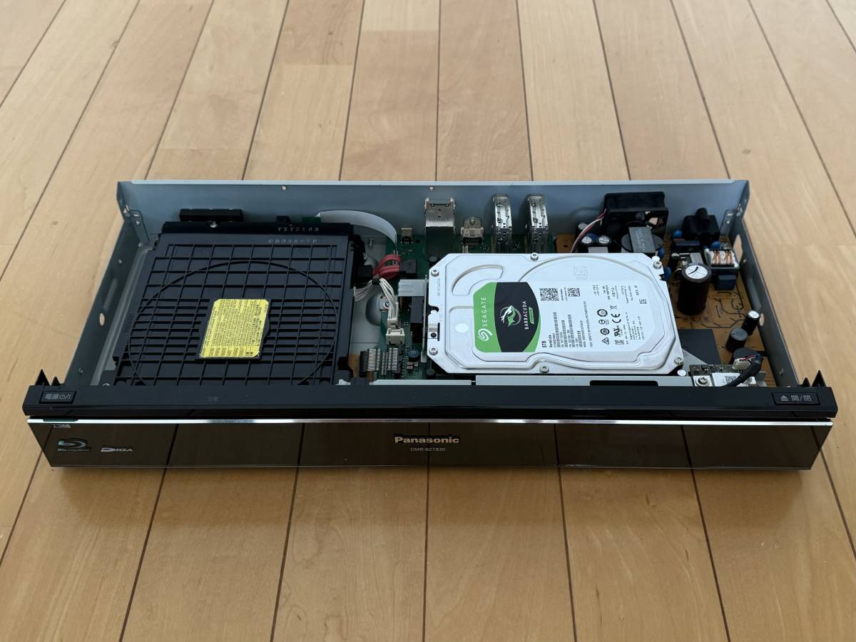 HDD 3TB⇒8TB換装】 Panasonic DMR-BZT830 3番組同時録画 《純正 HDD 3TB⇒8TB換装】 Panasonic DMR-BZT830 3番組同時録画 《純正