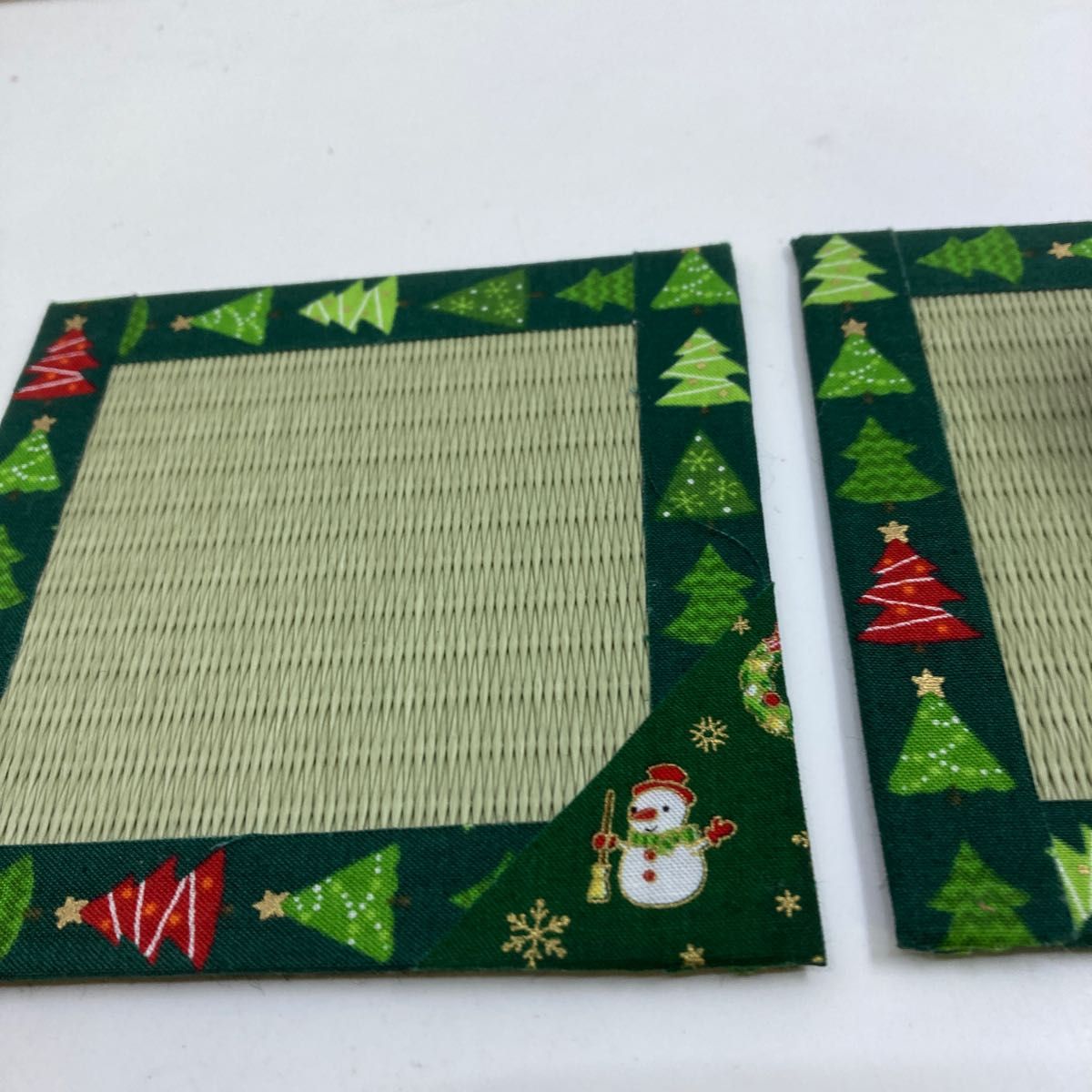 お値引きしました。クリスマス用畳マット2枚組、サイズ2.5ミリＸマット-2