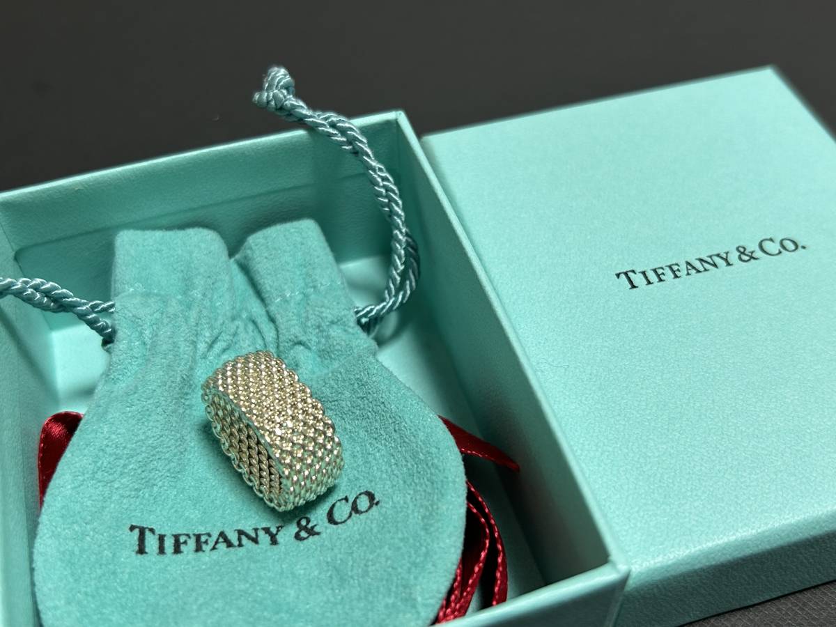 ティファニー TIFFANY&Co. リング サマセット　シルバー925 サイズ14号　USサイズ7号　未使用　_画像1