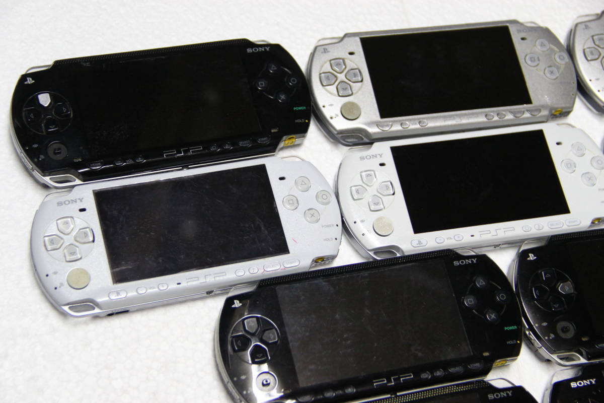 SONY PSP本体 PSP-1000/2000/3000 まとめて10個セットB 送料無料 動作未確認のためジャンク品扱い_画像2