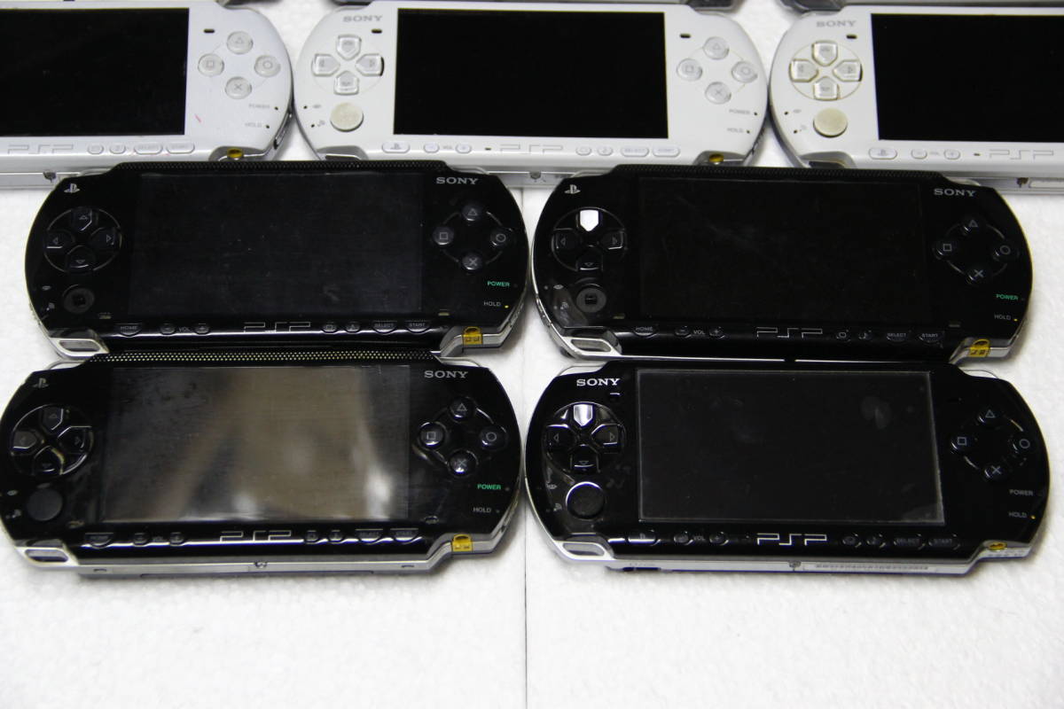 SONY PSP本体 PSP-1000/2000/3000 まとめて10個セットB 送料無料 動作未確認のためジャンク品扱い_画像4