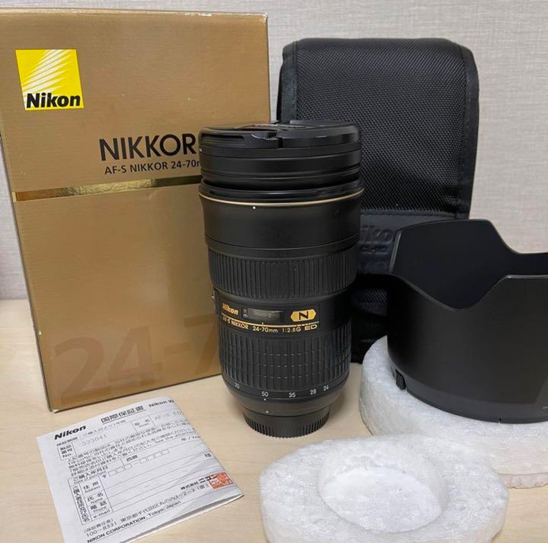 【美品】NIKKOR 24-70mm F2 8G ED ナノクリ Yahoo!フリマ（旧）のサムネイル