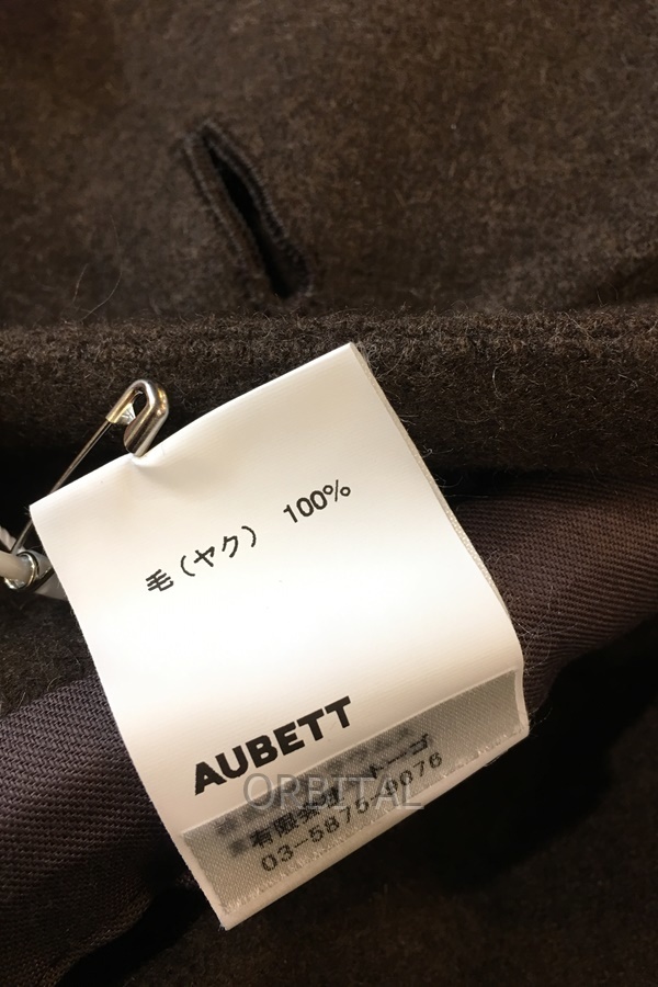安価 22AW AUBETT オーベット 経堂) 未使用 定価¥165,000- 日本製