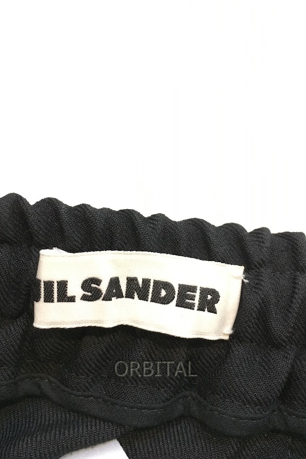 二子玉)JIL SANDER ジルサンダー 20年 ALEM ウールポリエステルクロップドイージーパンツ JSMQ311431MQ21130001 メンズ 46 美品_画像8