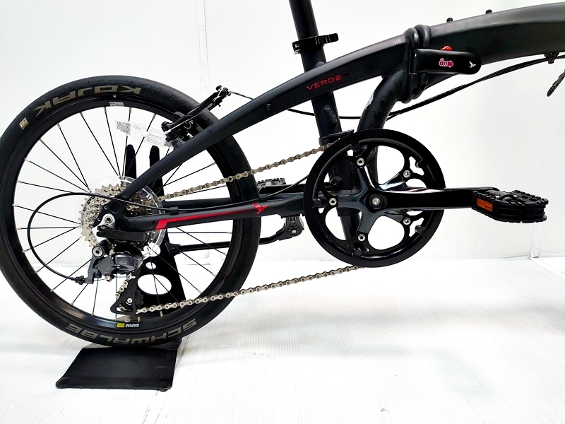 VV Turn TERN VERGE N8 2019 year of model aluminium folding bike foldable bicycle 20 -inch 8 speed black 