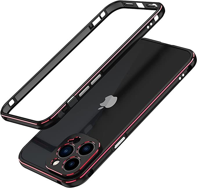 iPhone 13 Pro Max 13 mini アルミバンパー ケース レンズ保護カバー付き 鏡面仕上げ 合金フレーム 13プロマックス ケース メタルバンパーの画像6
