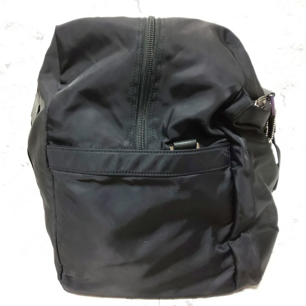 【美品】agnes b.voyage アニエスベー ボヤージュ 2wayボストンバッグ ショルダーバッグ ハンドバッグ トートバッグ 旅行鞄 大容量 黒