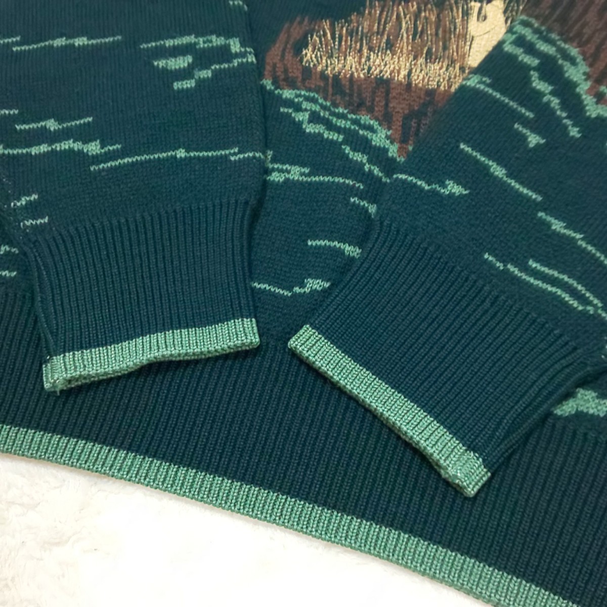 美品/激レア】NEWYORKER ニューヨーカー ヴィンテージ 刺繍混プル