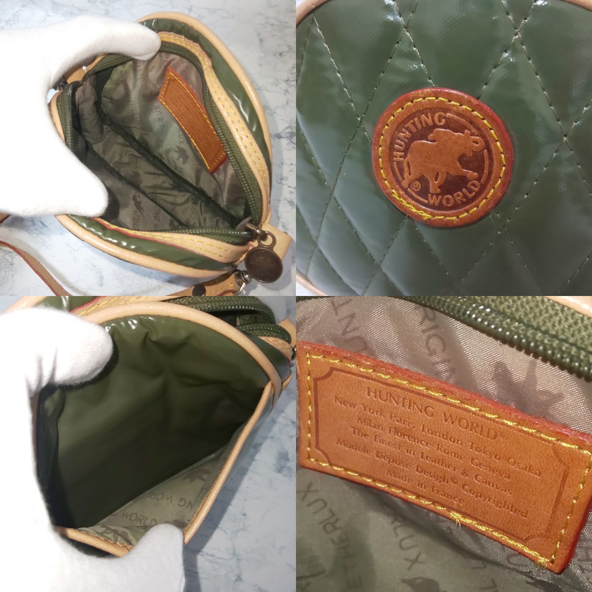 極希少/美品】HUNTING WORLD ハンティングワールド ヴィンテージ 極希少/美品】HUNTING WORLD ハンティングワールド ヴィンテージ