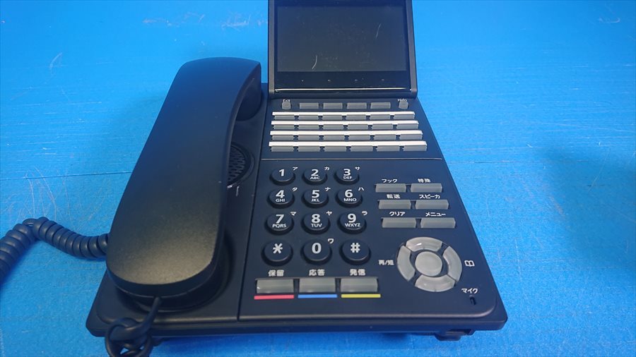■3台セット NEC DT900 Series ITK-24CG-1D（BK）TEL 24ボタン電話機（ビジネスホン） _画像2