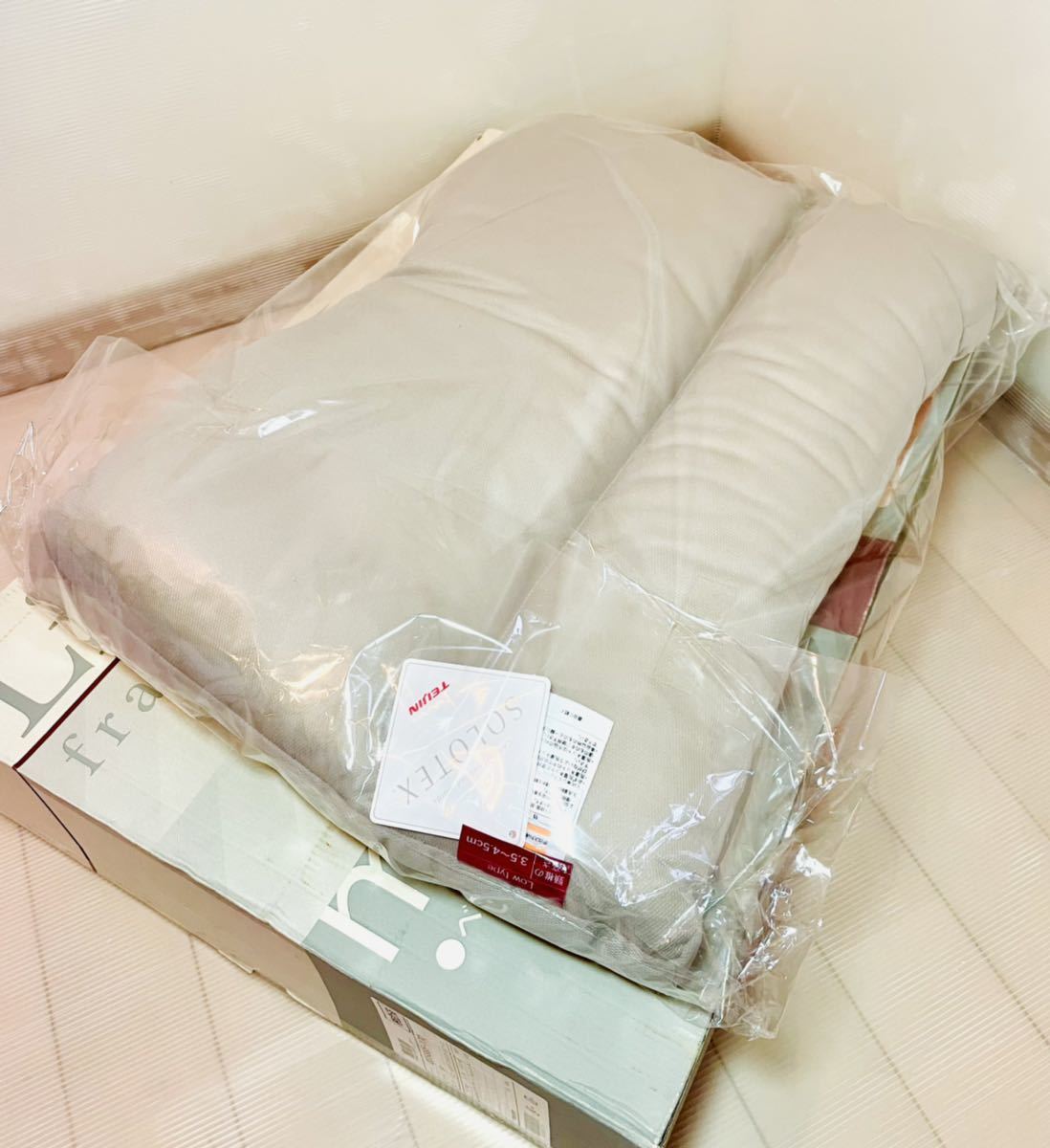 【未使用】フランスベッド 枕 39×52ｃｍ 柔らかめ 高さ35~45cm ニューショルダーフィット ピロー（ソロテックス） ロータイプ 035885170の画像8