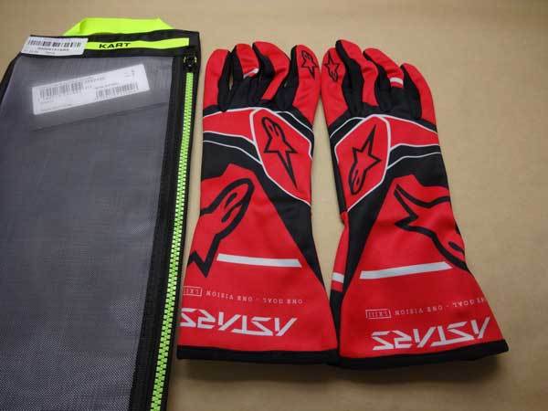 特価！！アルパインスターズ新品サイズ多数！■レーシングカートグローブ TECH-1 K RACE v2 GLOVE■SOLID レッド alpinestars_画像1