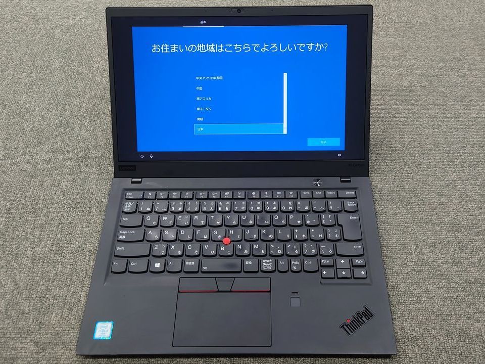 超新作】 Carbon X1 ThinkPad Lenovo 6th 512GB/14インチWQHD液晶