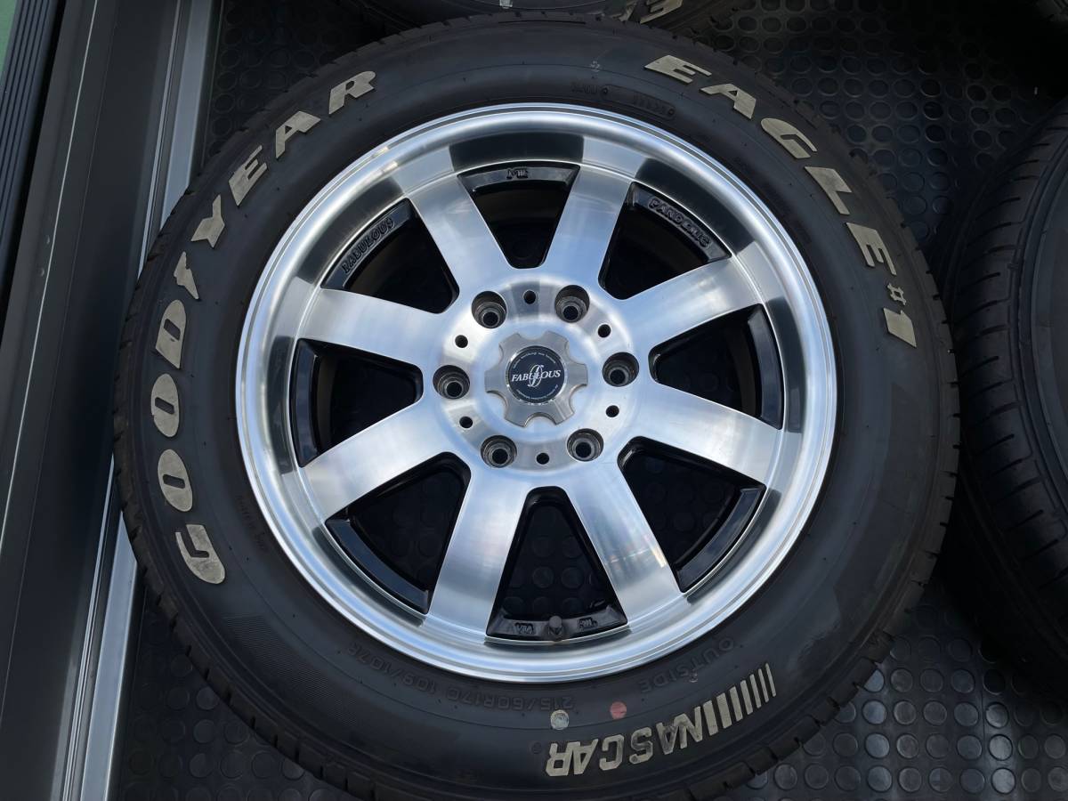 ★FABULOUS★PANDEMIC★LM-8★ファブレス★パンデミック★EAGLE#1NASCAR★215/60R17★中古品★バリ山４本★送料着払い★_画像4