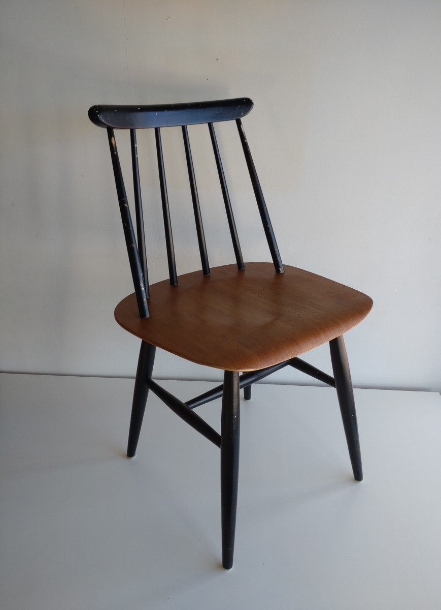 Ilmari Tapiovaara 『Fanett Chair T55』ファネットチェア 6本スポーク EDSBY社製 ヴィンテージ 1950's チーク アアルト_画像1
