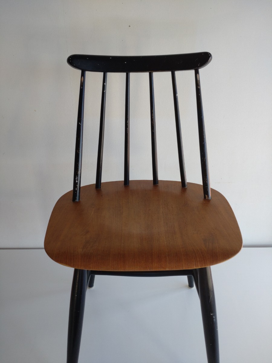 Ilmari Tapiovaara 『Fanett Chair T55』ファネットチェア 6本スポーク EDSBY社製 ヴィンテージ 1950's チーク アアルト_画像3
