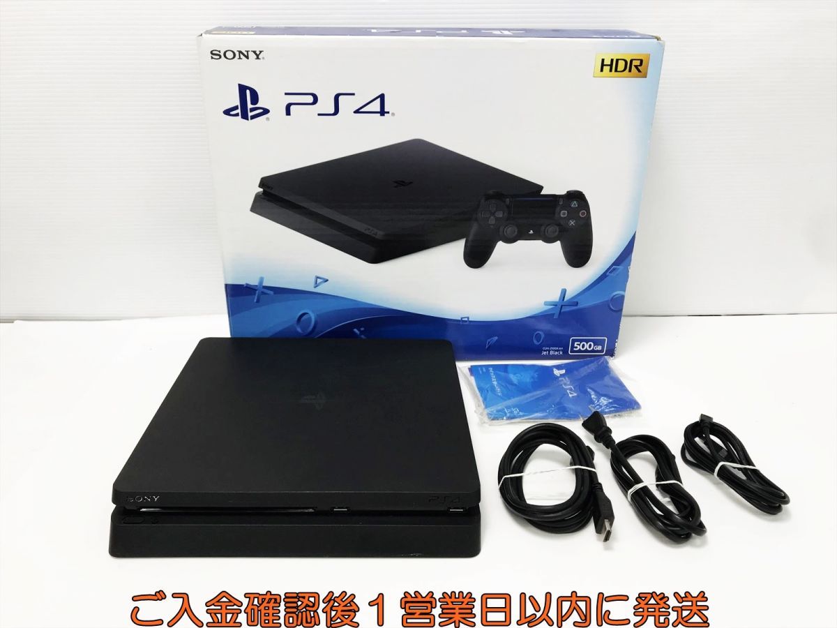 【1円】PS4 本体 セット 500GB ブラック SONY PlayStation4 CUH-2100A 初期化/動作確認済 プレステ4 M06-004yk/G4