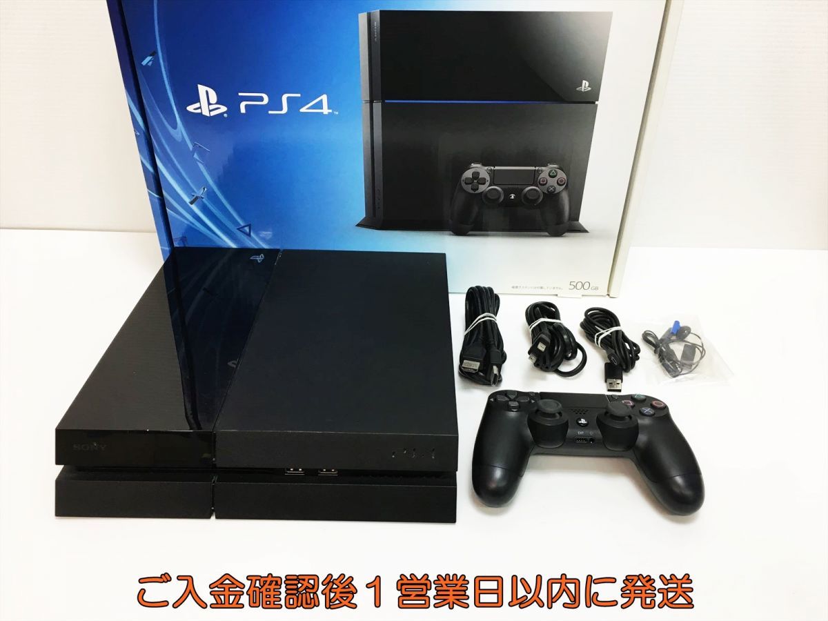 1円】PS4 本体/コントローラー セット CUH-1000A ブラック 500GB