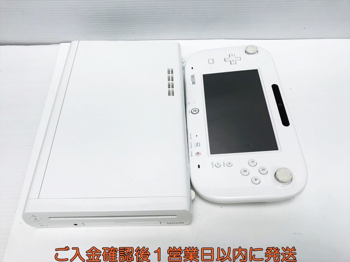 【1円】任天堂 WiiU 本体 8GB ホワイト ニンテンドーWii U 未検品ジャンク J06-057yk/G4_画像2