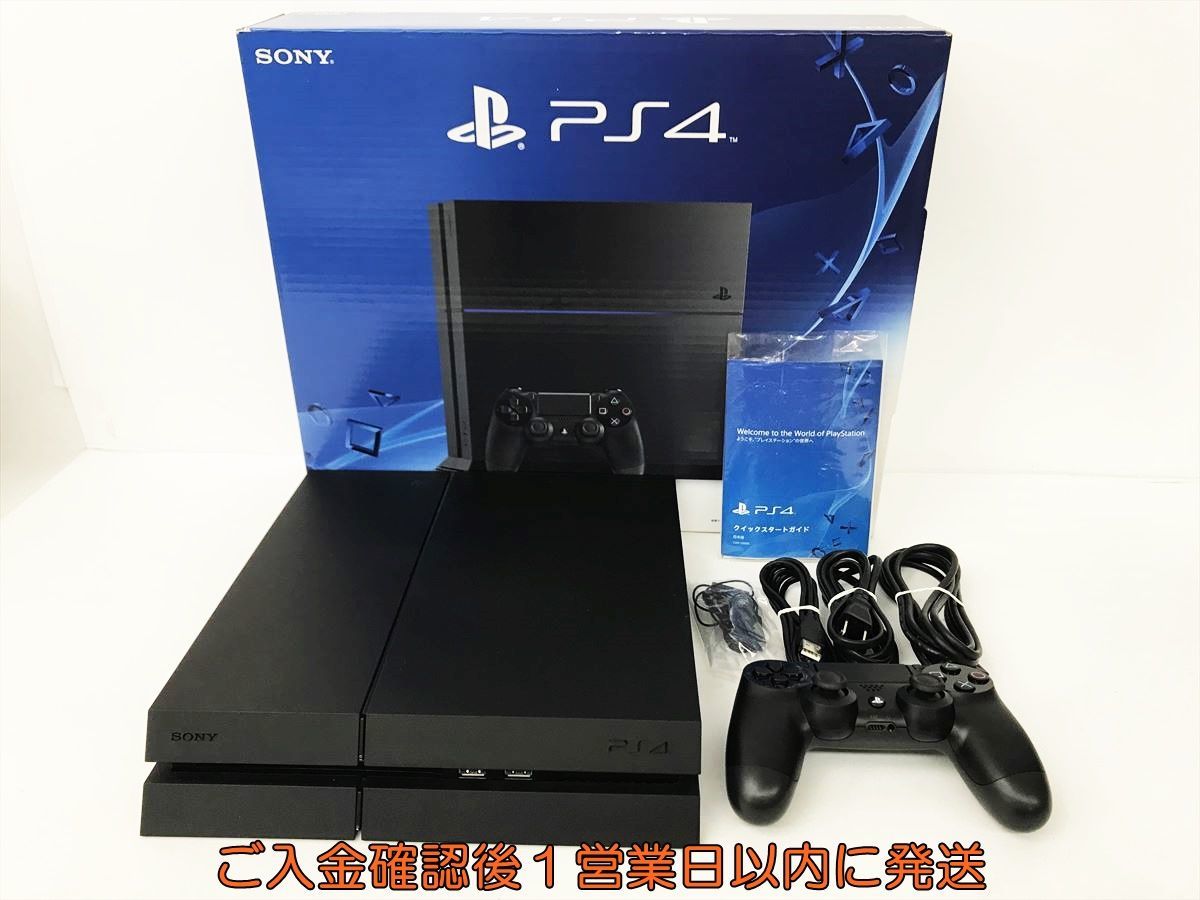 【1円】PS4 本体 セット 500GB ブラック SONY PlayStation4 CUH-1200A 動作確認済 プレステ4 DC07-390jy/G4_画像1