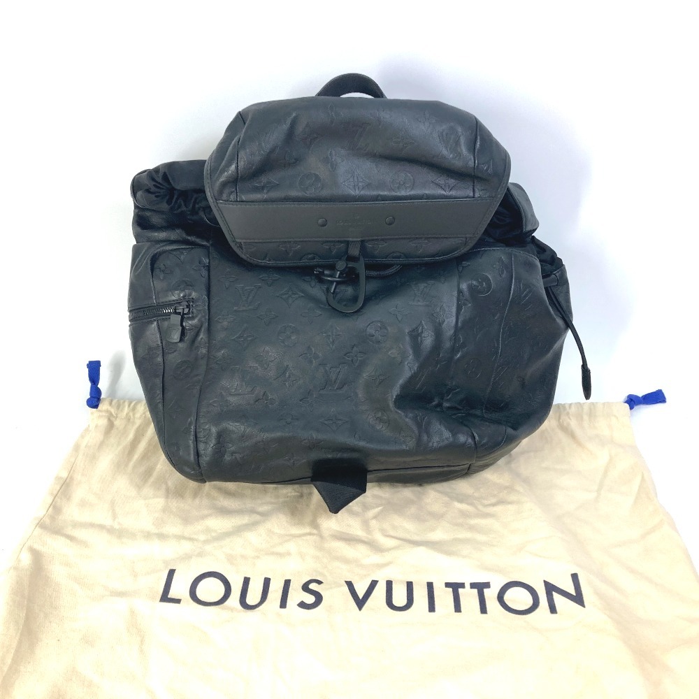 LOUIS VUITTON ルイヴィトン M43680 モノグラムシャドウ ディスカバリー バックパック カバン リュックサック レザー 【中古】美品