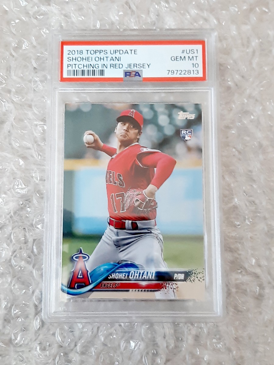 大谷翔平 2018 Topps update #US1 RC ルーキー psa｜Yahoo!フリマ（旧