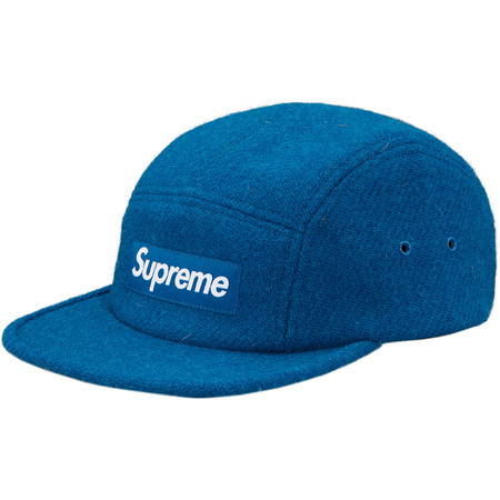 希少★新品本物【TEAL】Featherweight Wool Camp Cap Box ハリスツイード ウール ボックス 正規品 シュプリーム 限定入手困難 Supreme 17AW_画像1