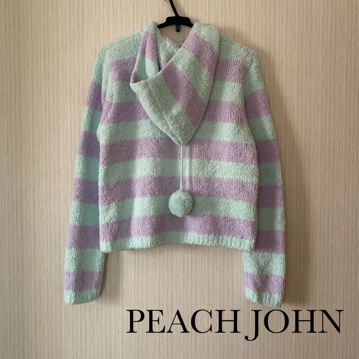 【美品】PEACH JOHN  もこもこパーカー　ルームウェア　Mサイズ