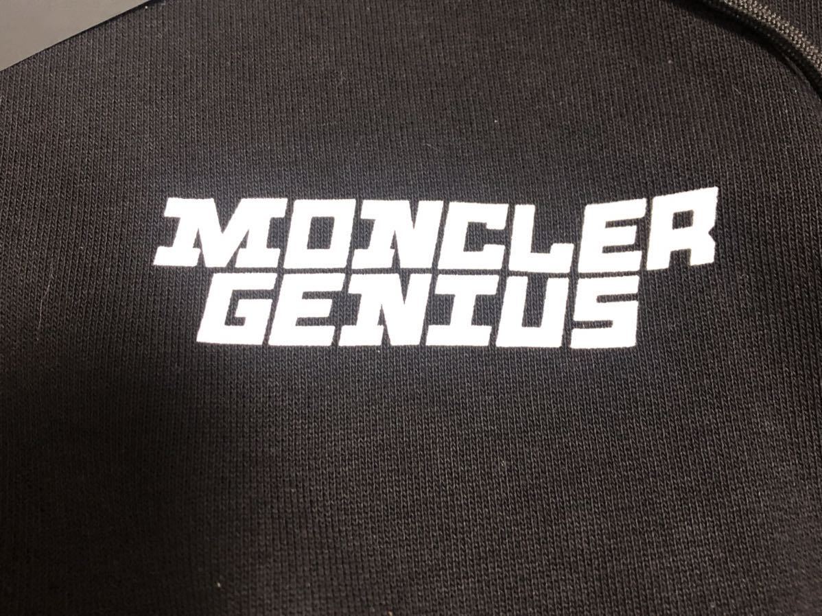 未使用 MONCLER GENIUS HOODIE HOG プルオーバーパーカー XL ブラック モンクレール パーカー 正規品 送料無料