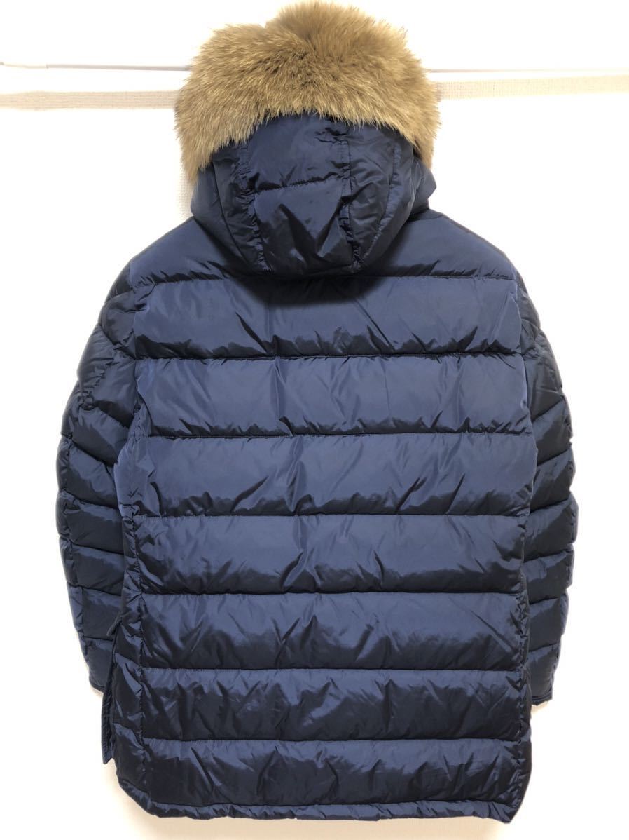 送料無料 未使用 MONCLER CLUNY 4 モンクレール ネイビー ダウンジャケット ダウンコート 正規品 定価374000円 ロング ダウン コート_画像2