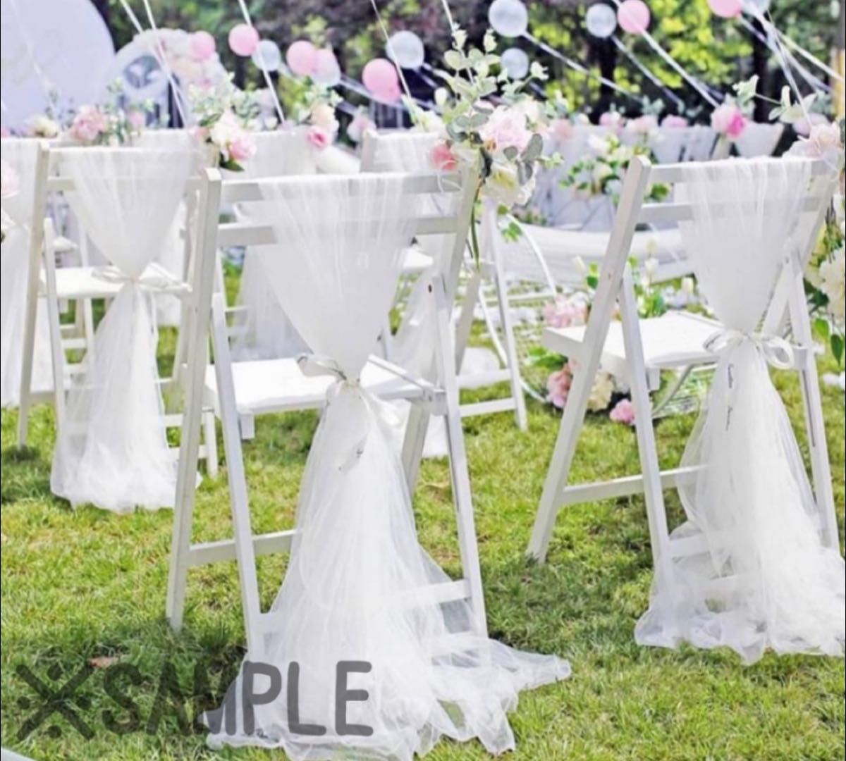チュール　オーガンジー　装飾用　結婚式　誕生日　撮影用　背景布　パーティー
