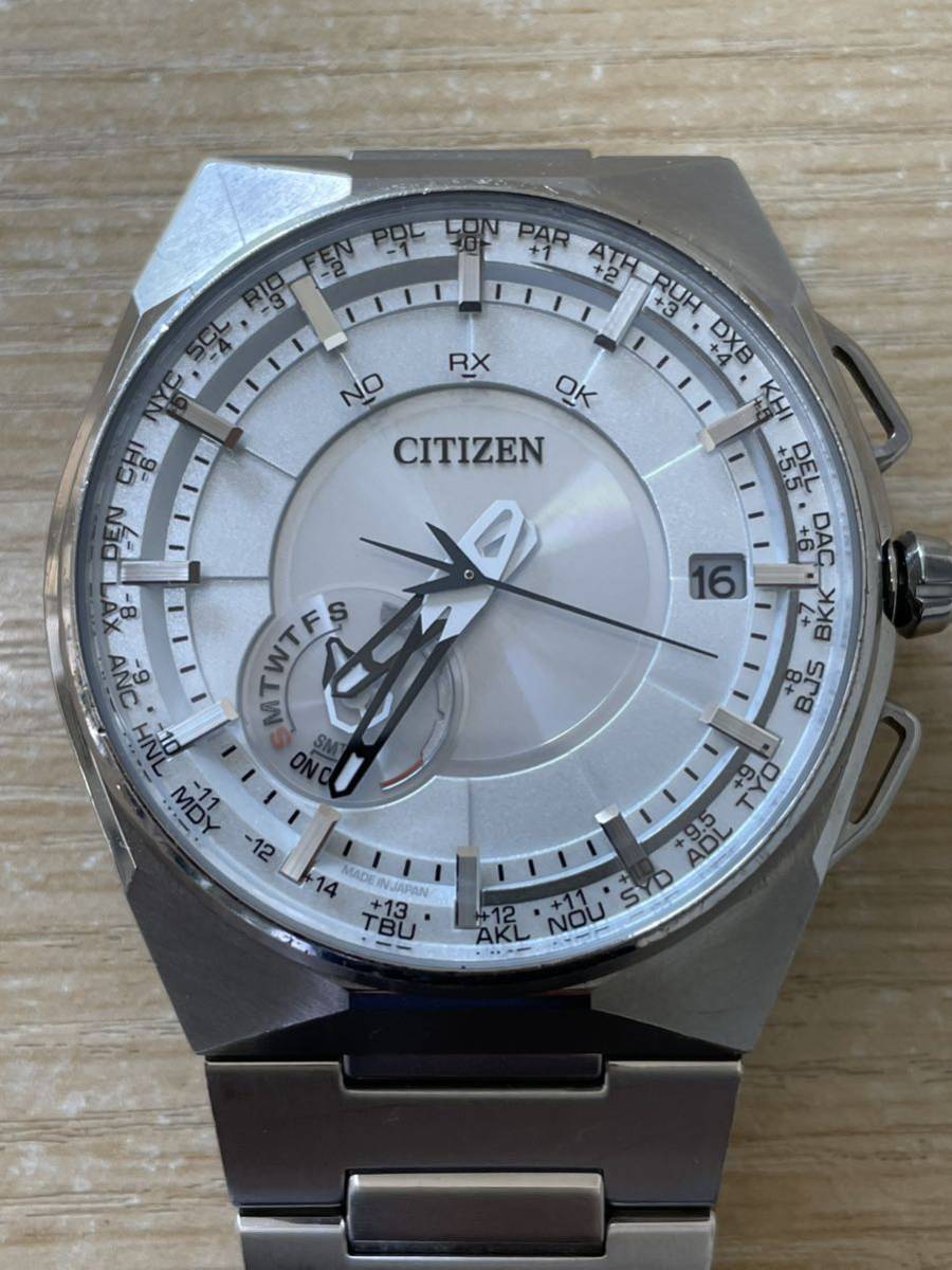 良質 CITIZEN シチズン F100-T021085 サテライトウェーブ GPSソーラー