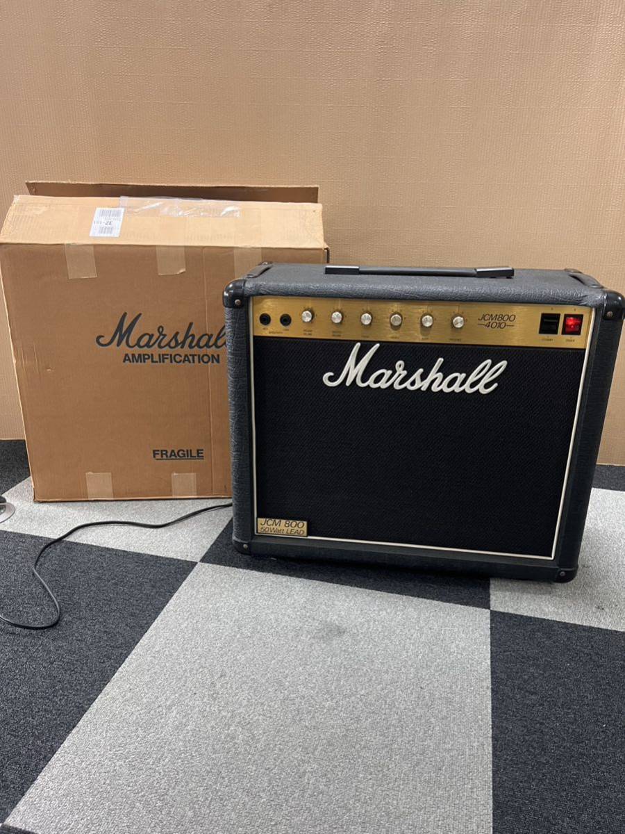 ★ Marshall マーシャル ギターアンプ JCM800 4010 50Watt LEAD 通電確認済み ジャンク出品 0909A _画像1