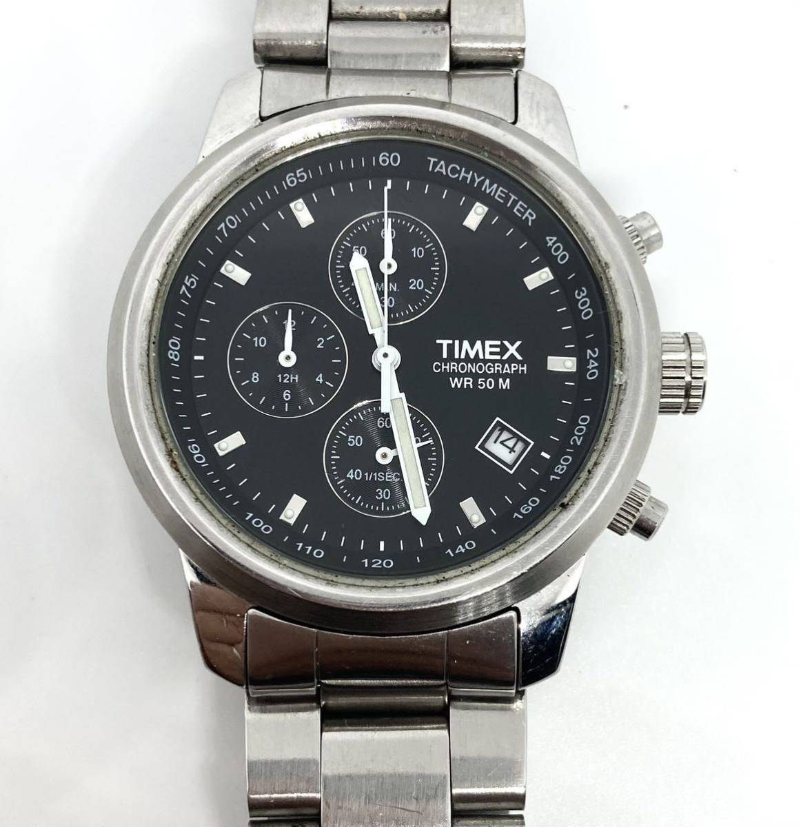 Timex хронограф батарейка заменена H6 TIMEX мужские наручные часы 