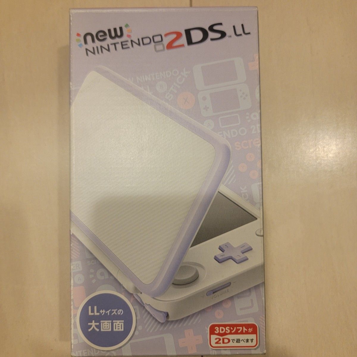 新品未使用】2DS LL ホワイトラベンダー-