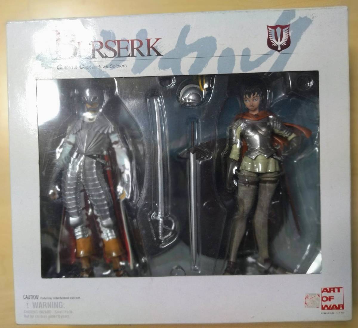 アートオブウォー ベルセルク グリフィス&キャスカ フィギュア Miura Kentarou ART OF WAR BERSERK Griffith & Casca Hawk Soldiers figure_画像1