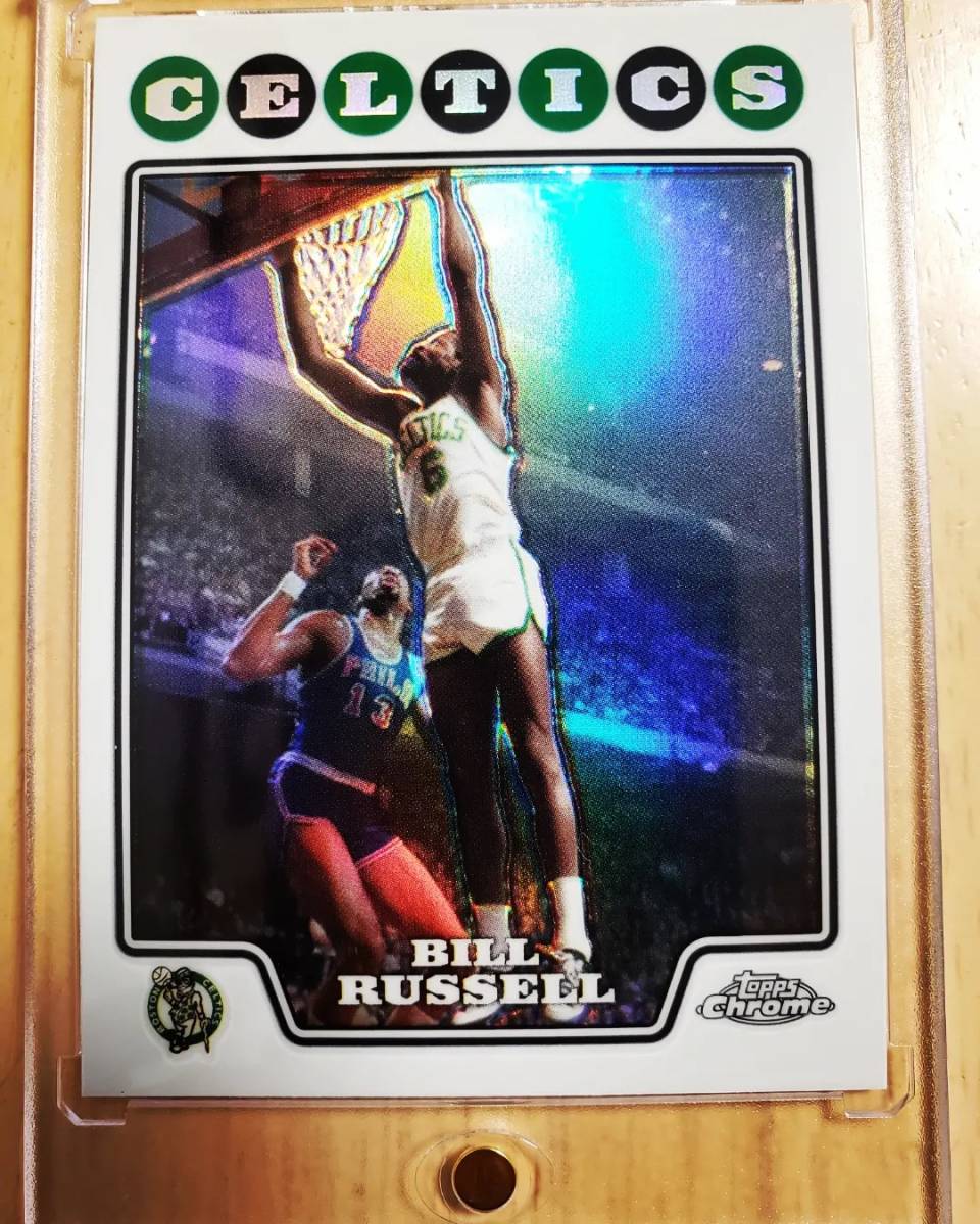 2008 -09 Topps Chrome Refractor BILL RUSSELL / ビル ラッセル_画像1