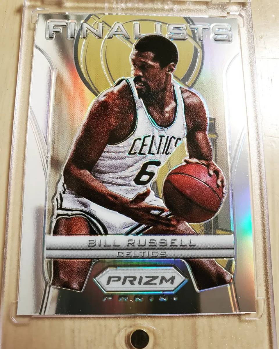 SP 2012 -13 Panini Prizm Silver Finalists BILL RUSSELL / ビル ラッセル Refractor Holo_画像6