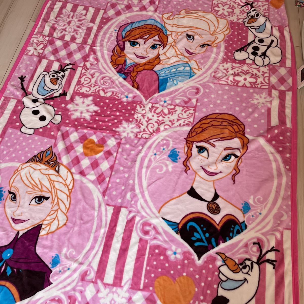  new goods * tag attaching * hole . snow. woman .* blanket * single size *140×200.* Disney * Princess 