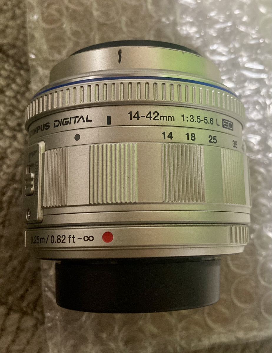 交換用レンズ M.ZUIKO DIGITAL ED 14-42mm F3.5-5.6 L OLYMPUS ジャンク_画像2