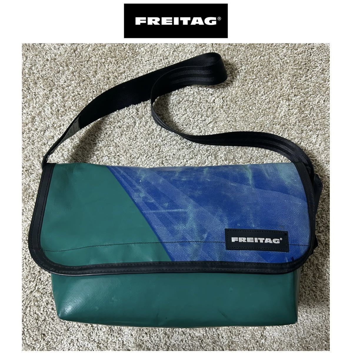 希少モデル【美品】FREITAG(フライターグ)バイカラーメッセンジャー