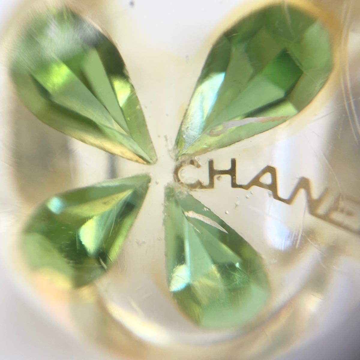 CHANEL】シャネル クローバー リング プラスチック / ライン CHANEL】シャネル クローバー リング プラスチック / ライン