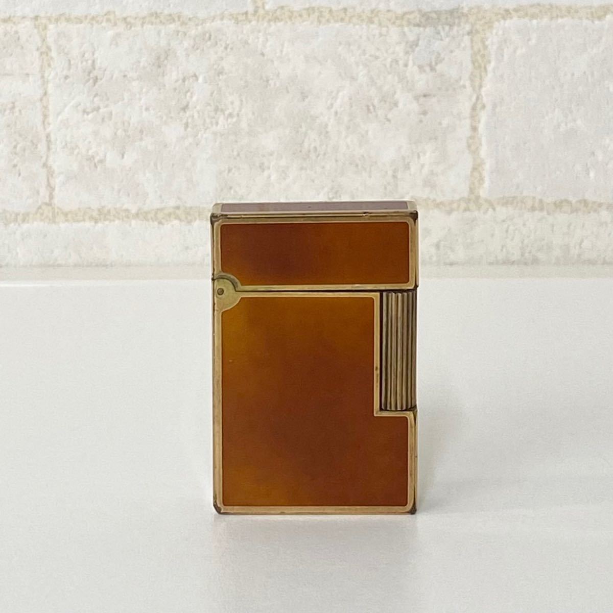 【S.T.Dupont】エステーデュポン ライン2ローラー ガスライターベっ甲柄