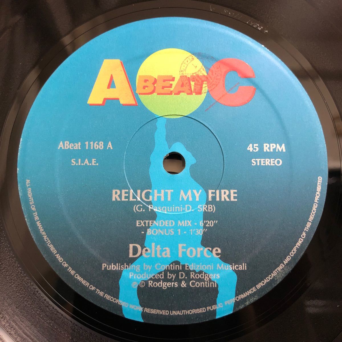 Delta Force / Relight My Fire 【12inch】_画像3
