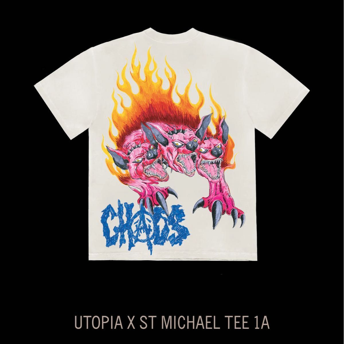 Travis Scott Utopia x SAINT Mxxxxxx Tee 1A "White"