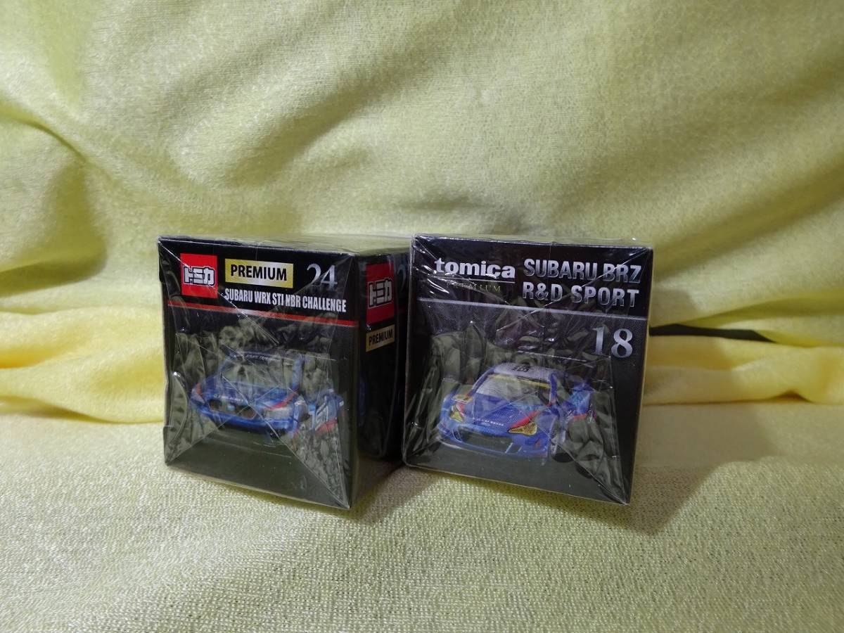 未開封品 1/60 1/62 トミカプレミアム スバル レーシングカー 2台セット BRZ R&D スポーツ 18/WRX STI NBR チャレンジ 24_画像8