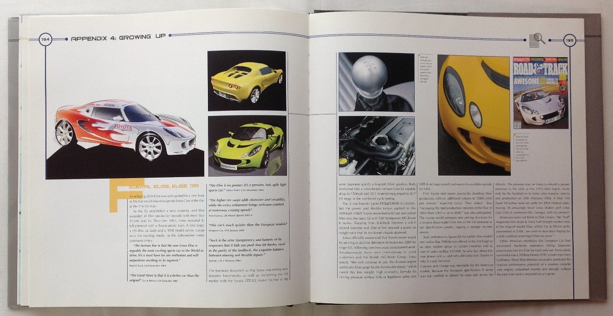 ★[12901・特価大判洋書 LOTUS ELISE THE OFFICIAL STORY CONTINUES ] ロータス・エリーゼ★_画像10