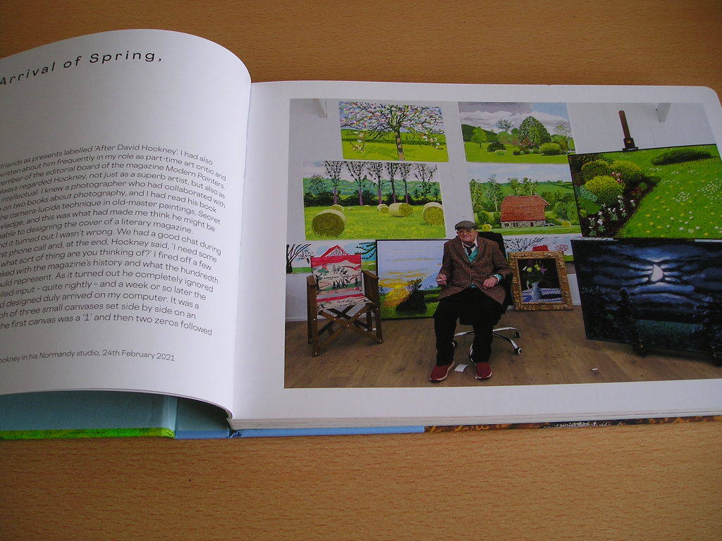 洋書・David Hockney The Arrival of Spring Normandy, 2020・デイビッド ホックニーのノルマンディーの春の絵画集です_画像3